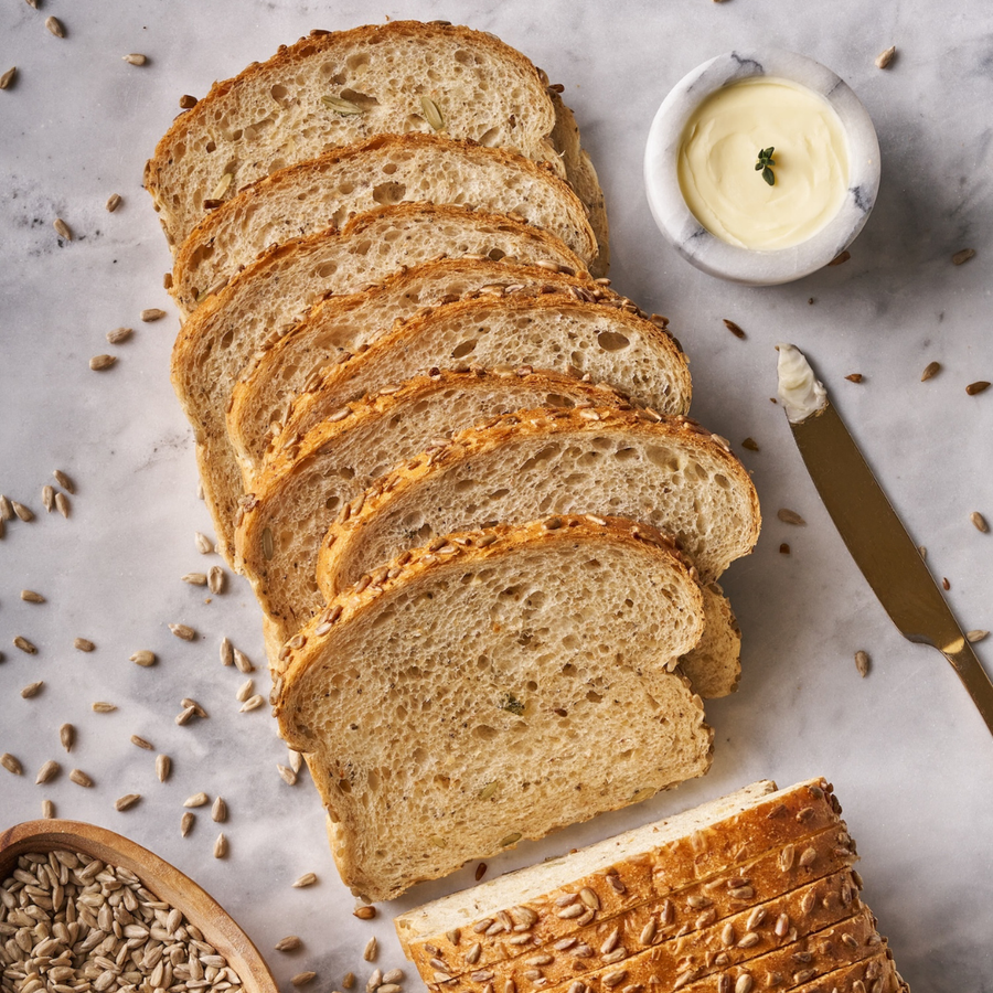 Organic Sprouted Seeds Sourdough Sandwich Bread, 24oz