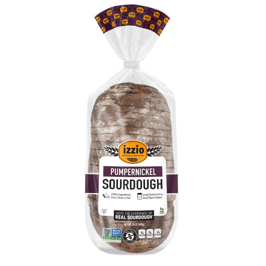 Pumpernickel Sourdough Sliced Batard, 24oz