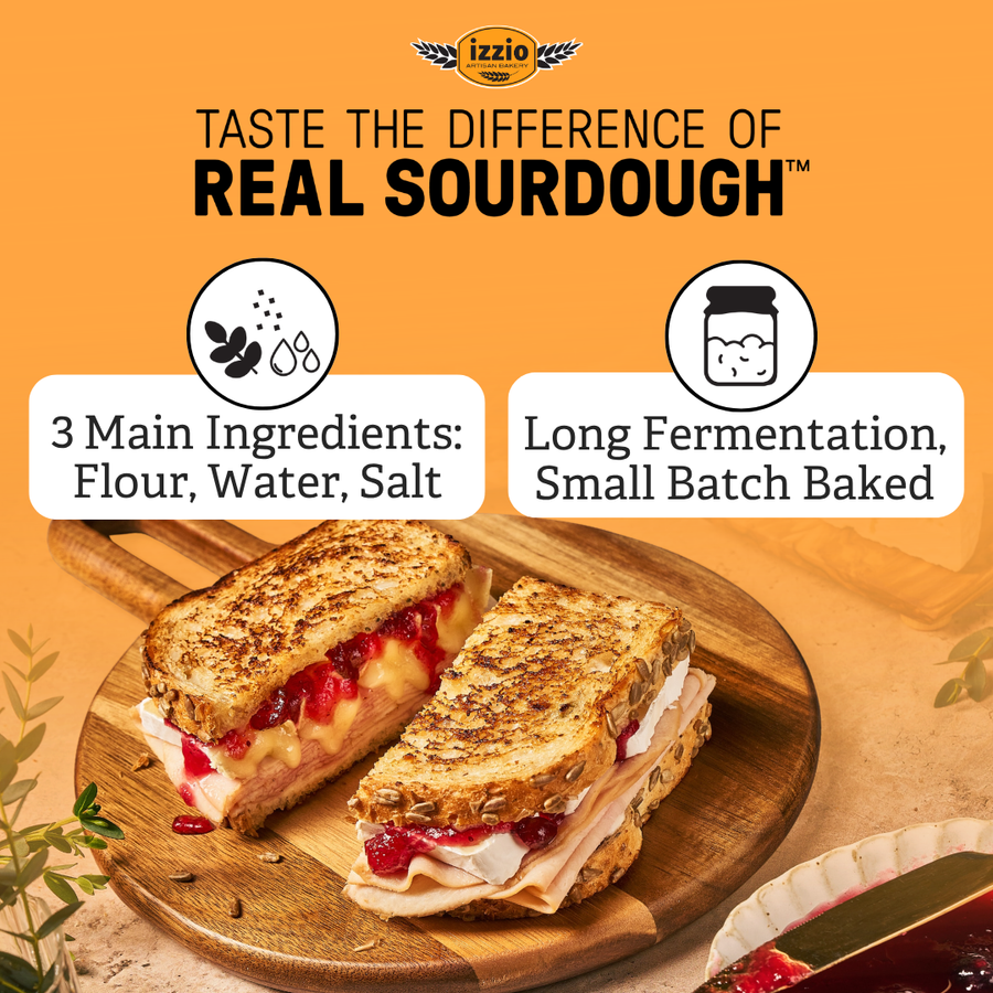 Organic Sprouted Seeds Sourdough Sandwich Bread, 24oz