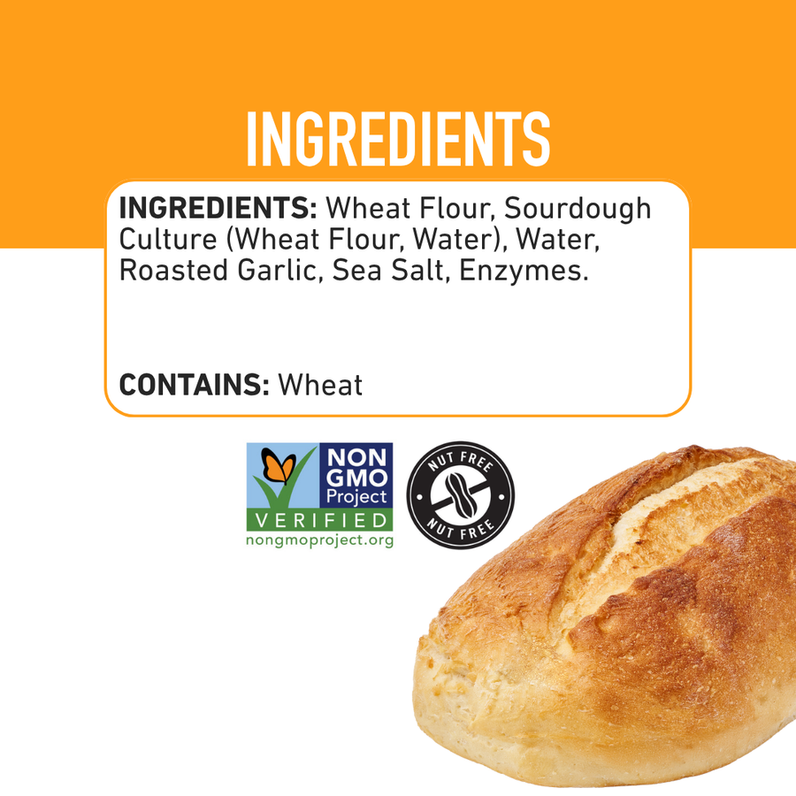 Heat & Serve Roasted Garlic Sourdough, 14oz