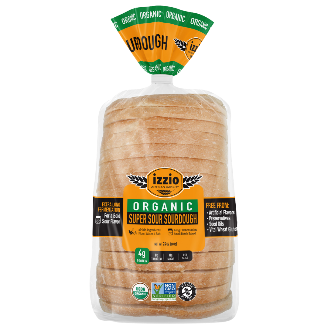 Organic Super Sour Sourdough Sandwich Bread, 24oz