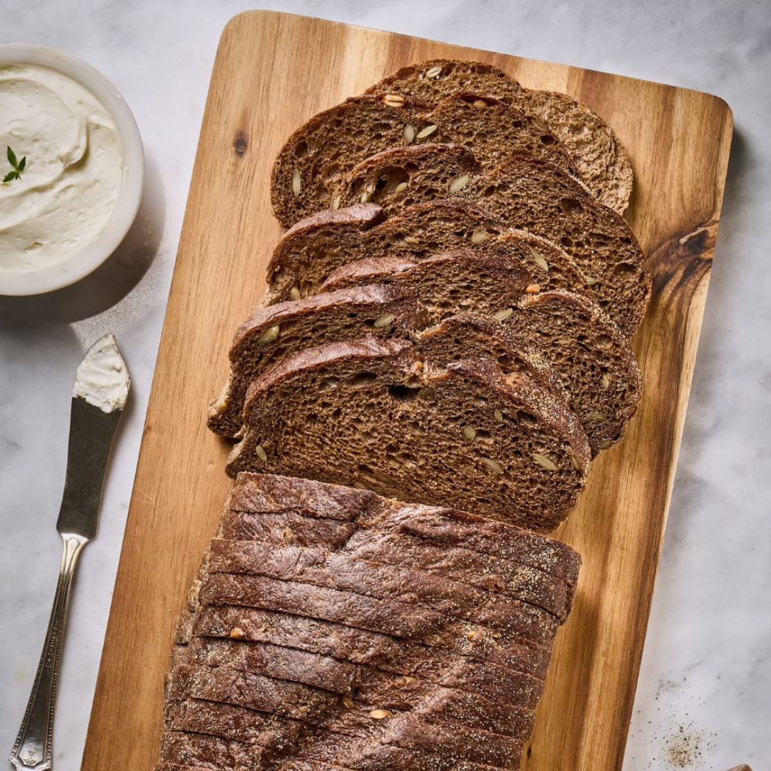 Pumpernickel Sourdough Sliced Batard, 24oz