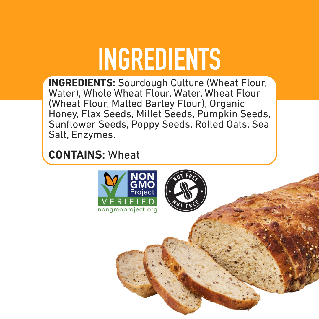 Power Grains Sourdough Sliced Batard, 24oz
