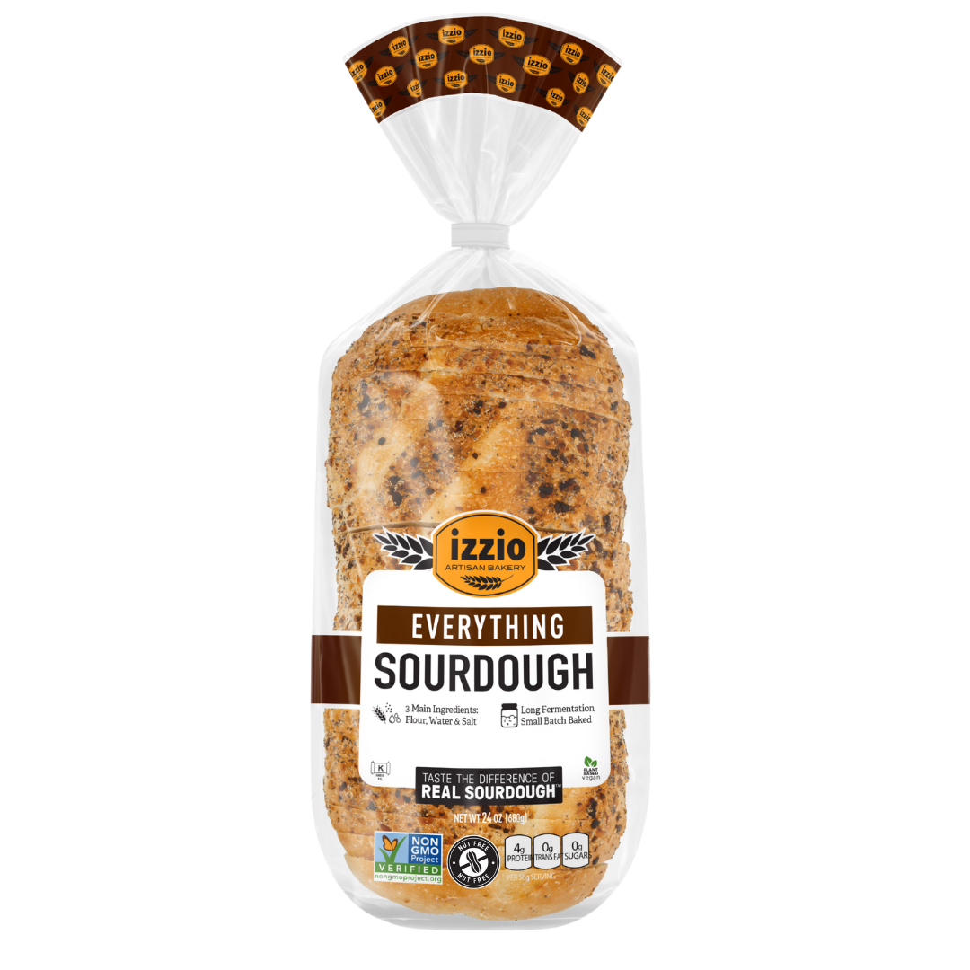 Everything Sourdough Sliced Batard, 24oz