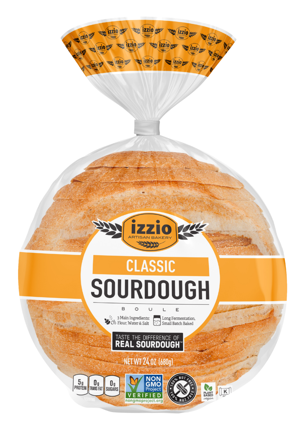 Build Your Custom Box with izzio Classic Sourdough Sliced Boule bread
