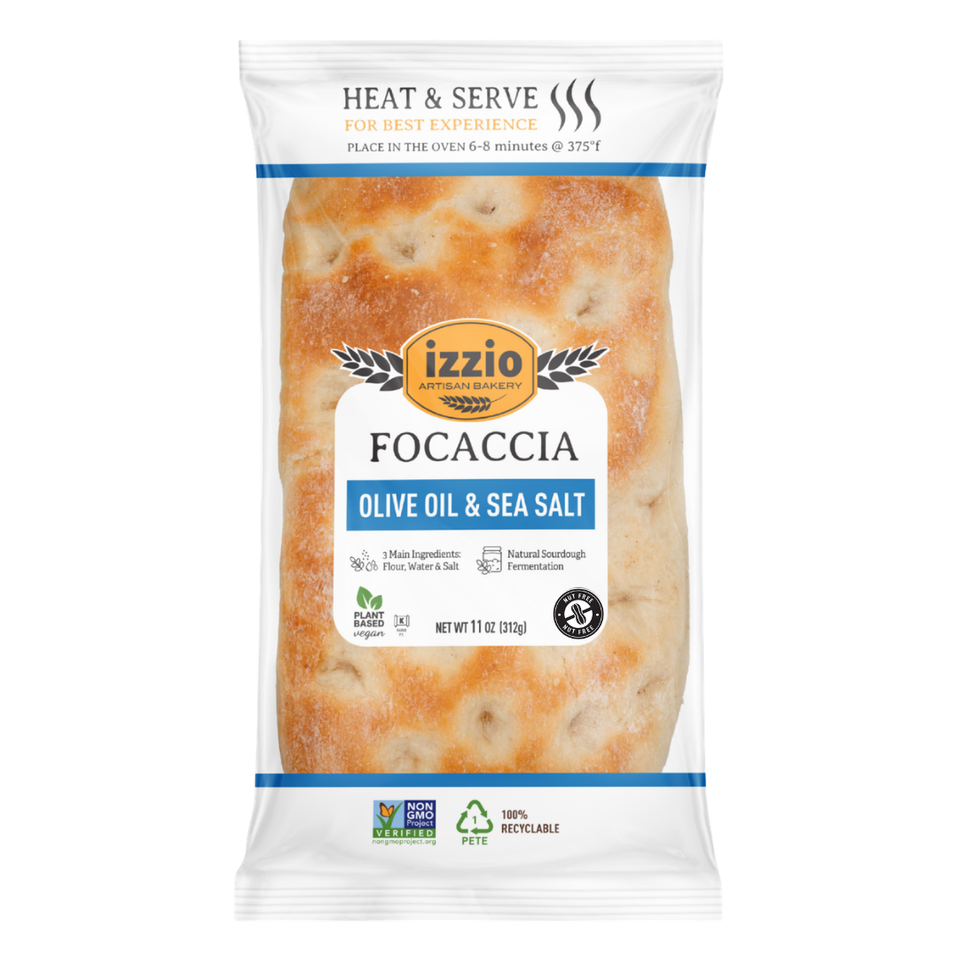 Olive Oil & Sea Salt Focaccia Sourdough, 11oz