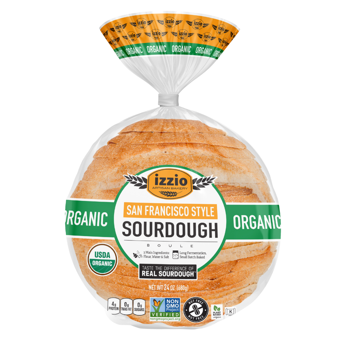 Organic Classic Sourdough Sliced Boule, 24oz