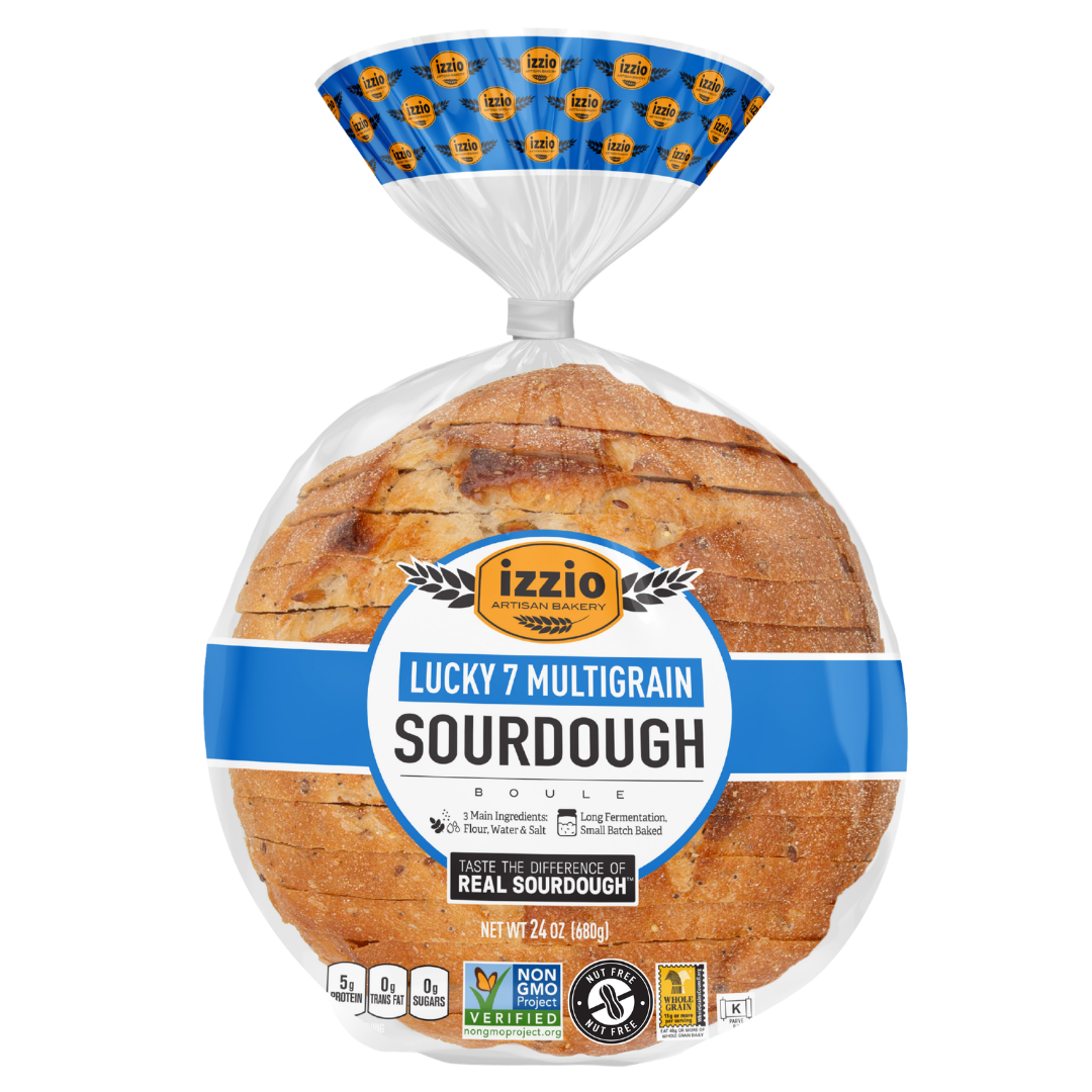 Lucky 7 Multigrain Sourdough Sliced Boule, 24oz