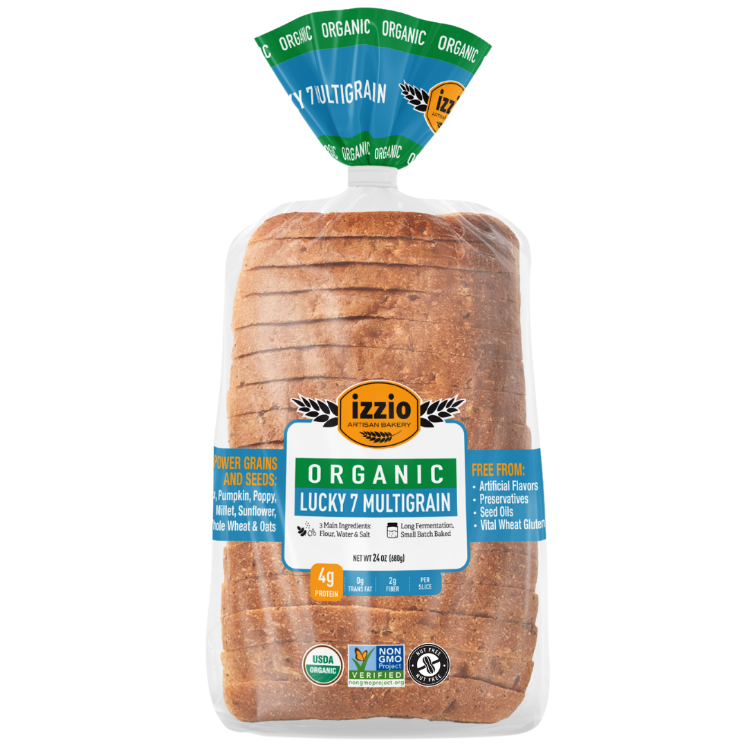 Organic Lucky 7 Multigrain Sourdough Sandwich Bread, 24oz