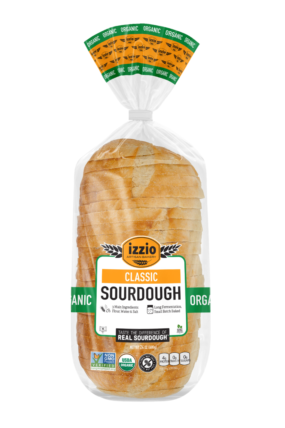 Build Your Custom Box with izzio Organic Classic Sourdough Sliced Batard bread