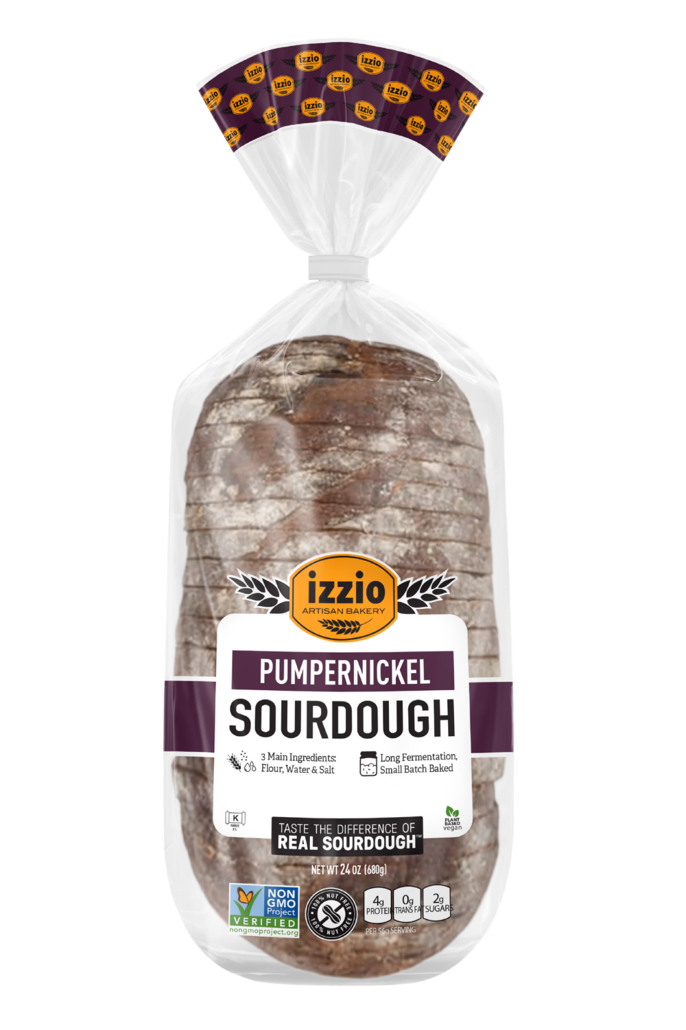 Build Your Custom Box with izzio Pumpernickel Sourdough Sliced Batard bread
