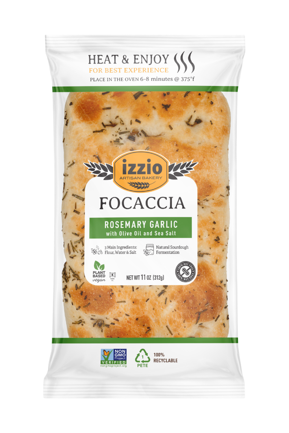 Build Your Custom Box with izzio Rosemary Garlic Focaccia
