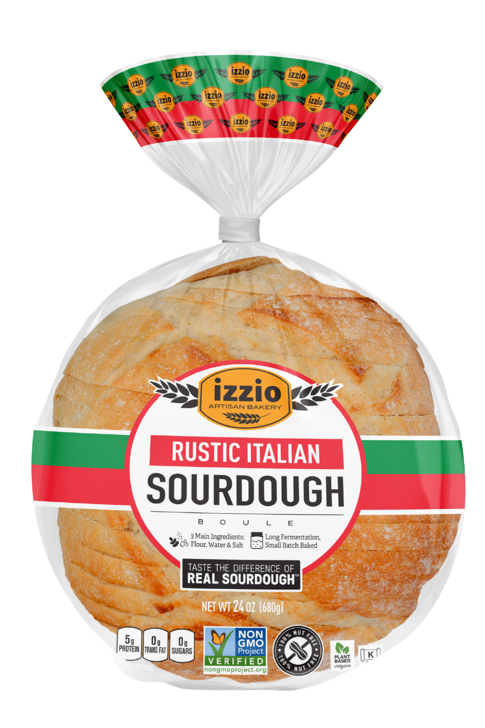 Build Your Custom Box with izzio Organic Rustic Italian Sourdough Sandwich Bread