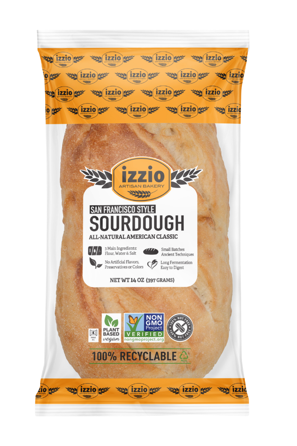 Build Your Custom Box with izzio Heat & Serve Classic Sourdough bread