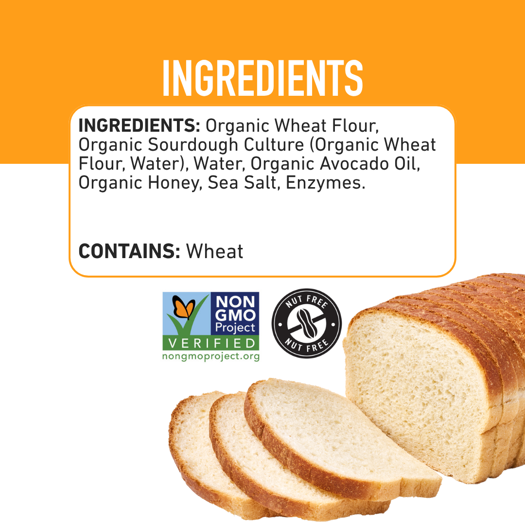 Organic Classic White Sourdough Sandwich Bread, 24oz