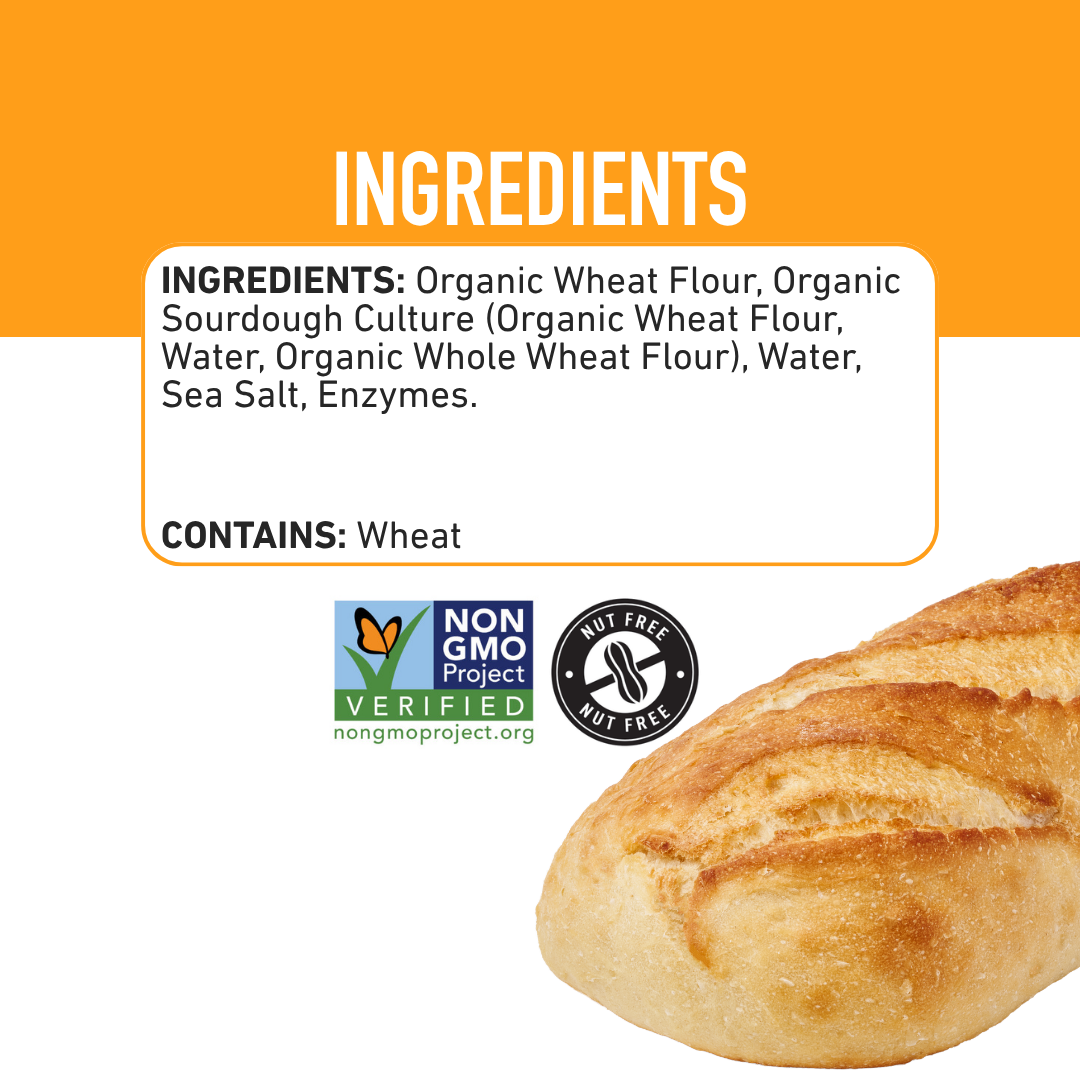 Organic Heat & Serve Classic Sourdough, 14oz